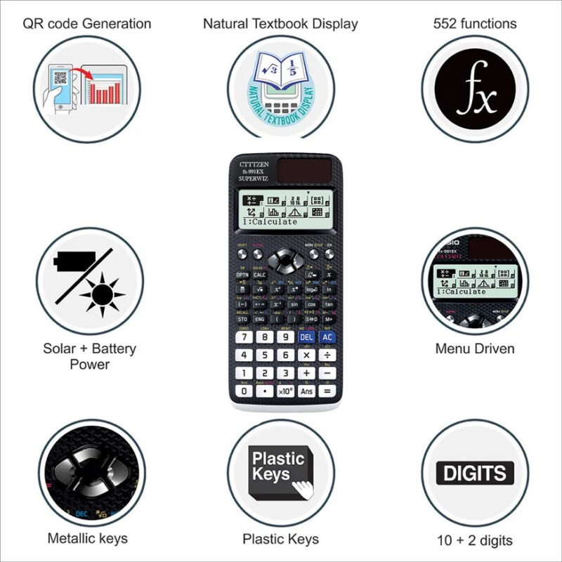 FX-991EX Scientific calculator Classic with 552 Function multifunctional function calculator - Image 9
