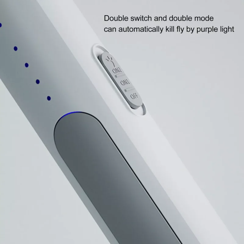 Rechargeable Electric Mosquito Killer Racket 2 In 1 LED Flash Light  (Random Color) - Image 5