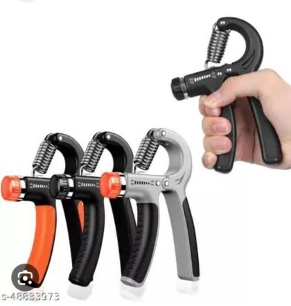 Hand Grip Strengthener Adjustable Resistance Wrist Strengthener Forearm Gripper Hand Workout Squeezer Grip Strength Trainer Without Counter (Random colour) Made in China
