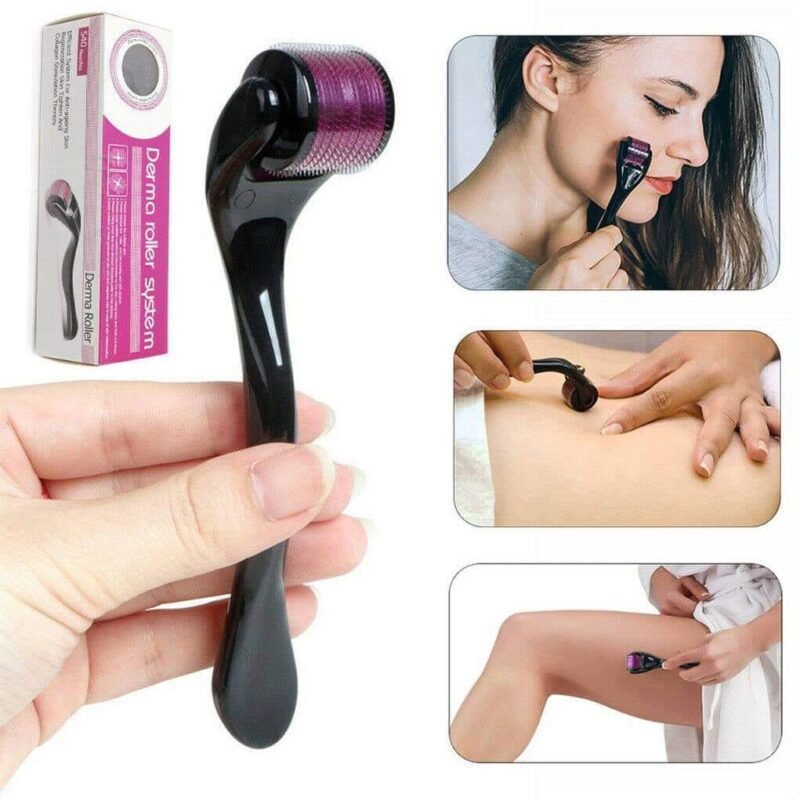 combo pack Marble Jade Roller  ,Ice Roller Facial Massage,Derma Roller pack of 3 - Image 7